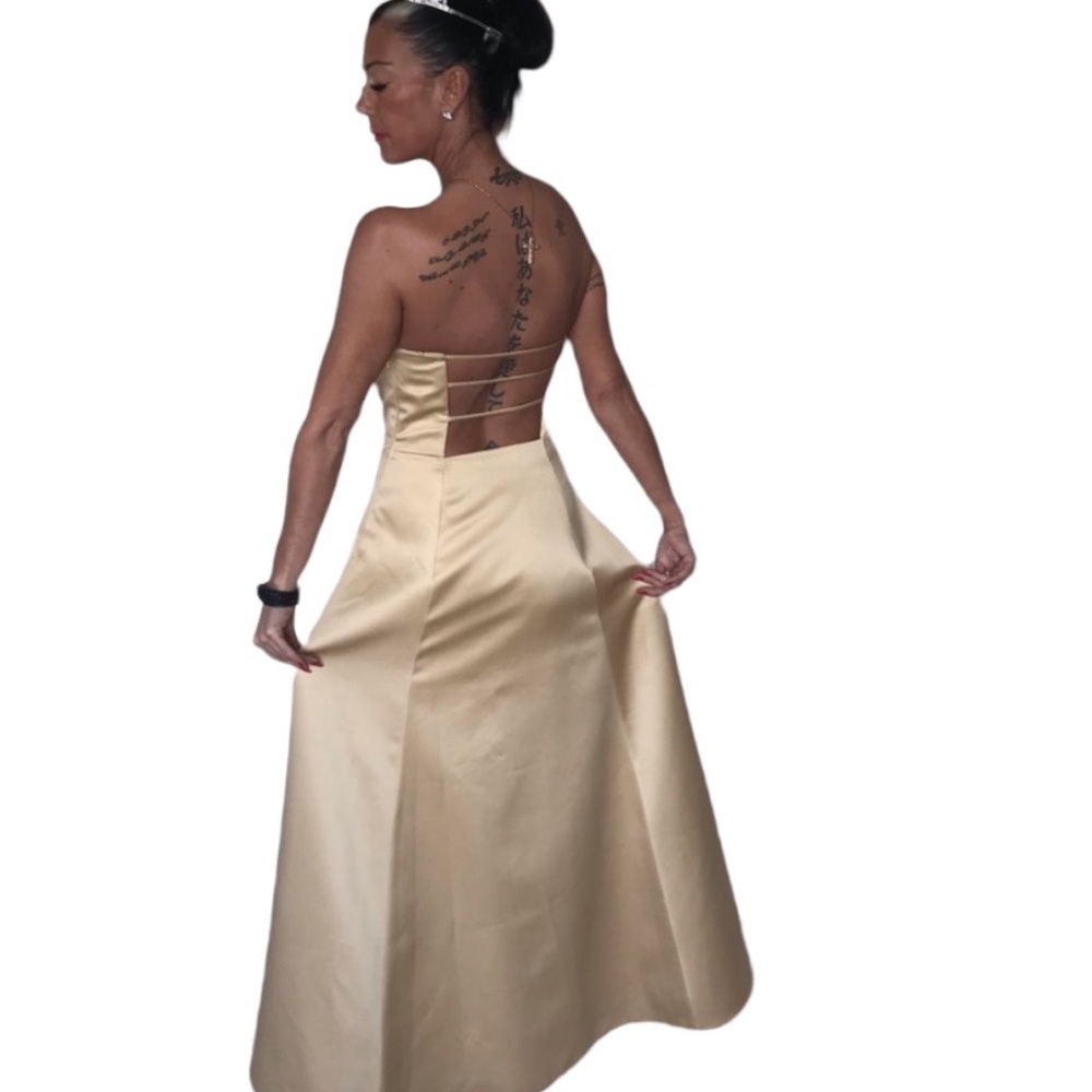 CARABELLA COLLECTION Champagne PROM DRESS